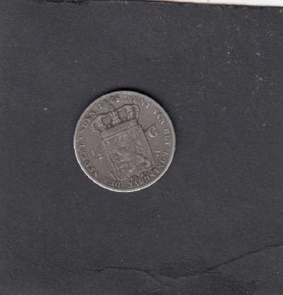 Beschrijving: 1/2 Gulden WILLEM III